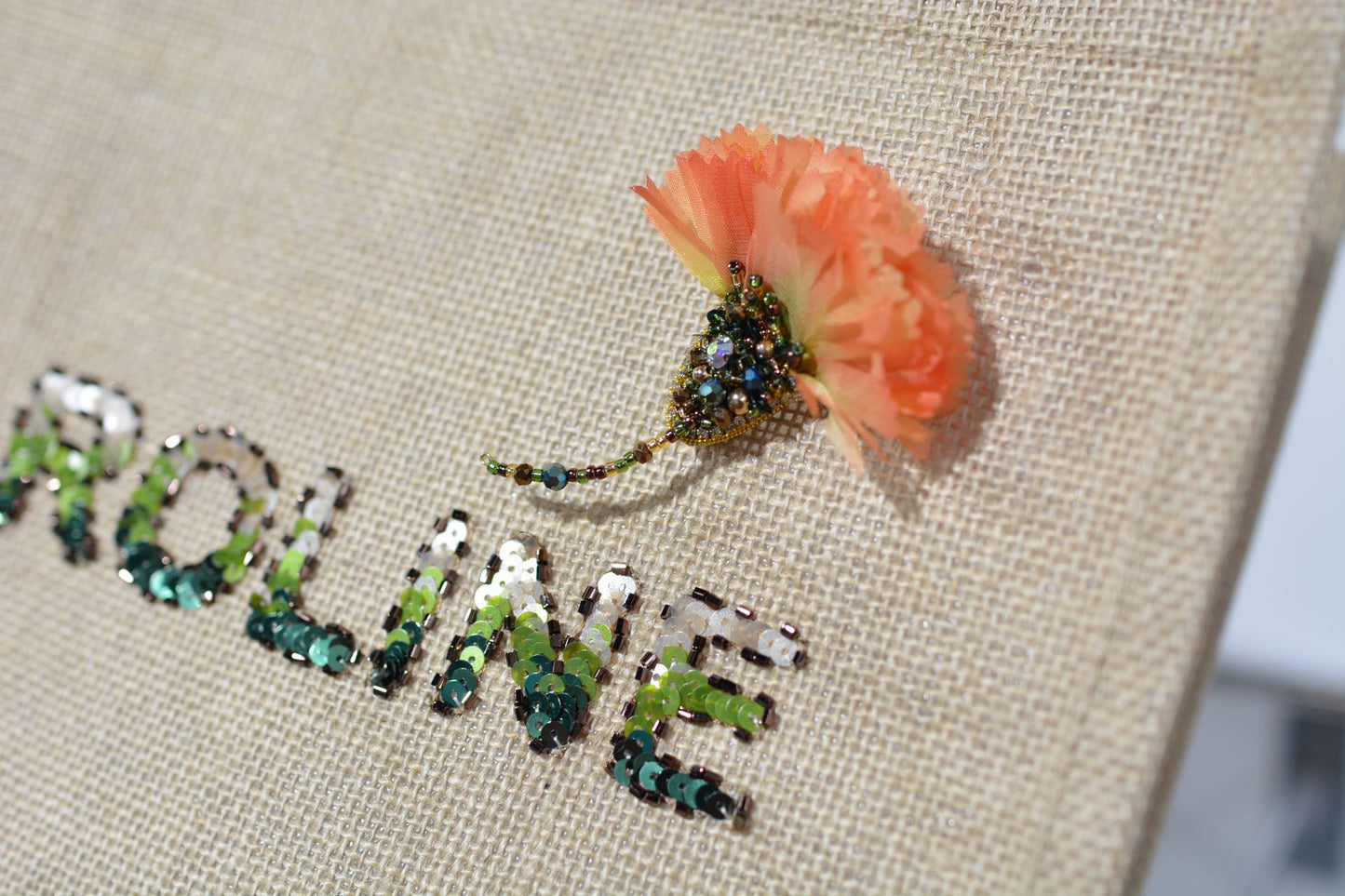 【Beginner-friendly】Fabric Flower & Embroidery: Carnation 【3 hours】