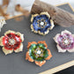 Japanese  Anemone Brooch & Hair Clips