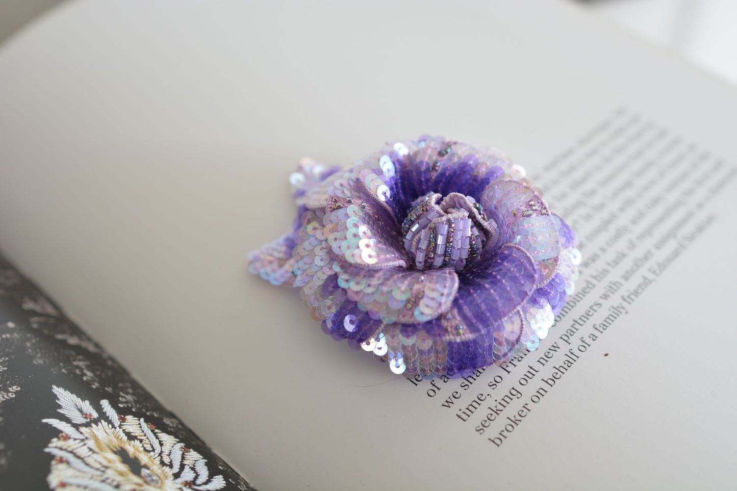 Camellia Flower Brooch Pin & Hair Clips