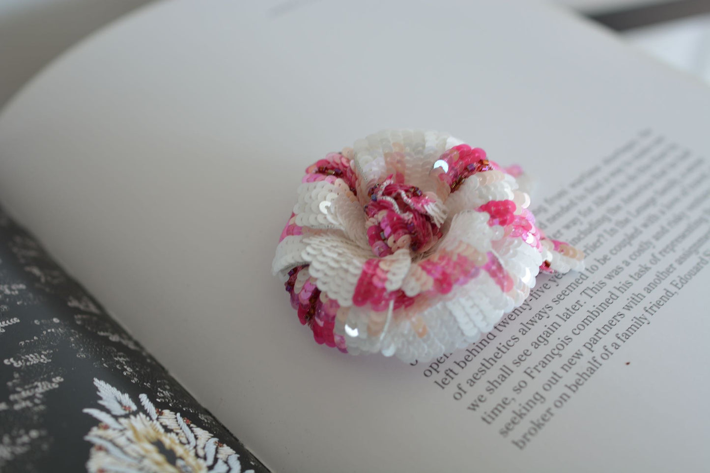 Camellia Flower Brooch Pin & Hair Clips