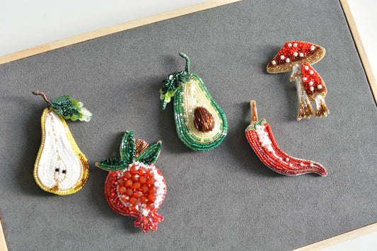 Fruits & Vegetables  Brooch