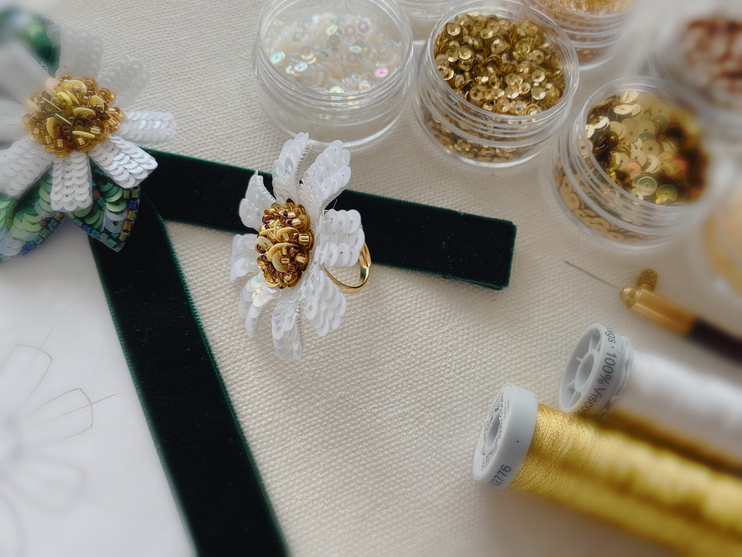 Daisy Rings & Earring & Bracelet
