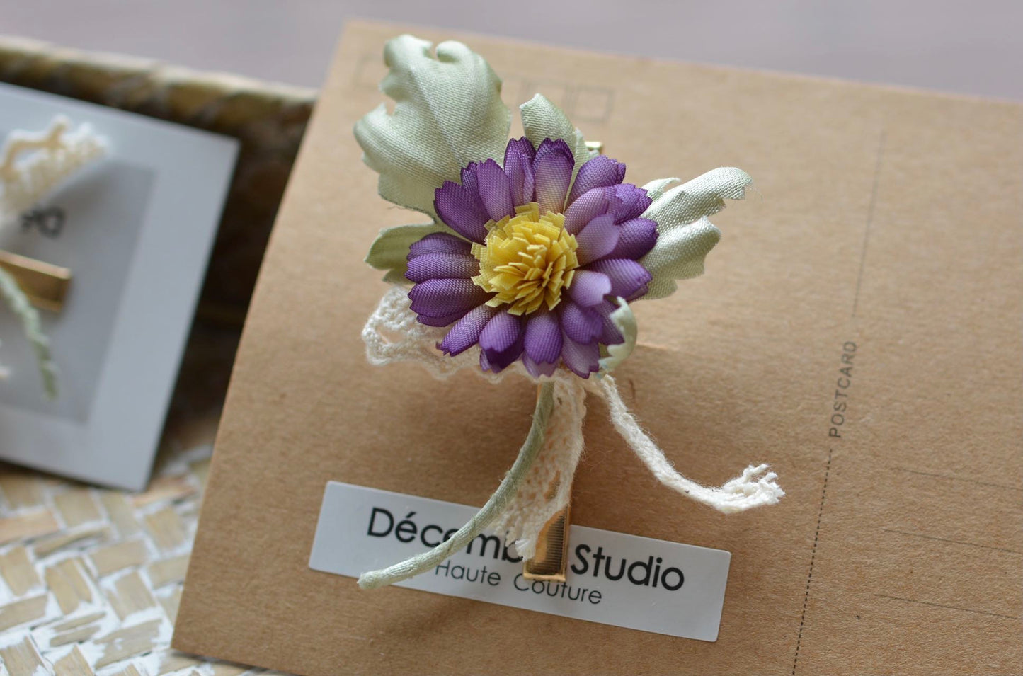 Daisy Flower Hair Clips & Brooch