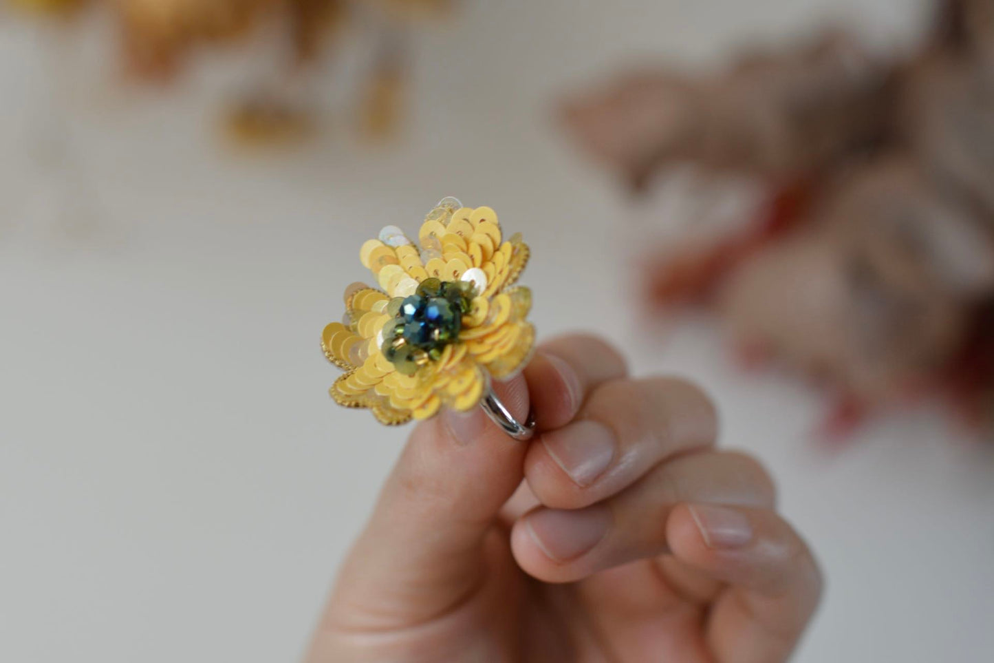 Colourful Bloom Rings