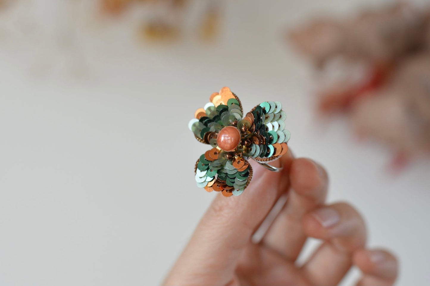 Colourful Bloom Rings