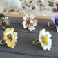 Colourful Bloom Rings