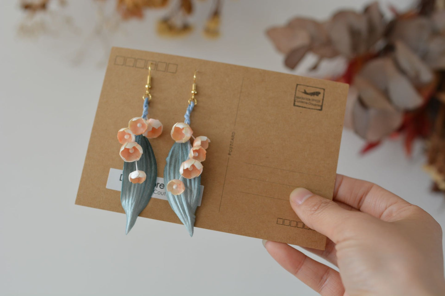 Lily Of The Valley Earrings & Brooch