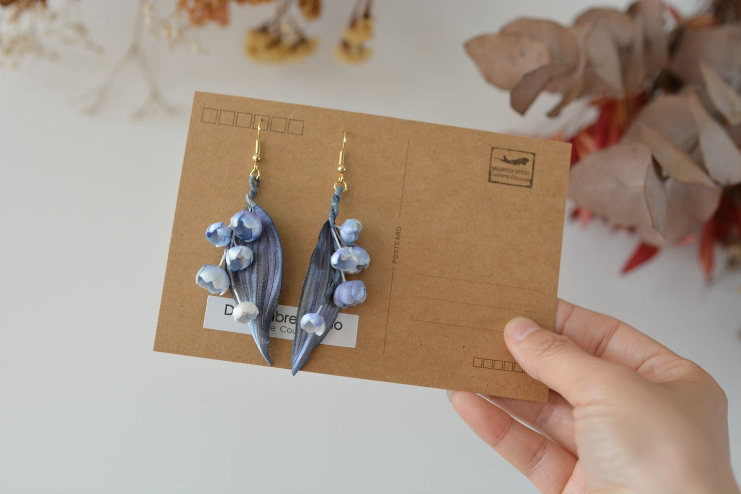 Lily Of The Valley Earrings & Brooch