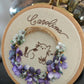 Flower Wreath Decoration & Earrings