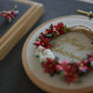 Flower Wreath Decoration & Earrings