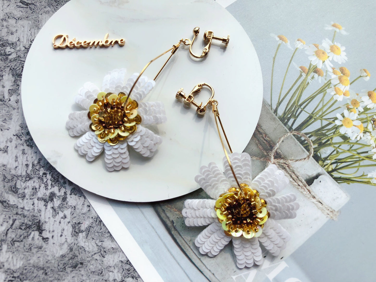 Daisy Rings & Earring & Bracelet